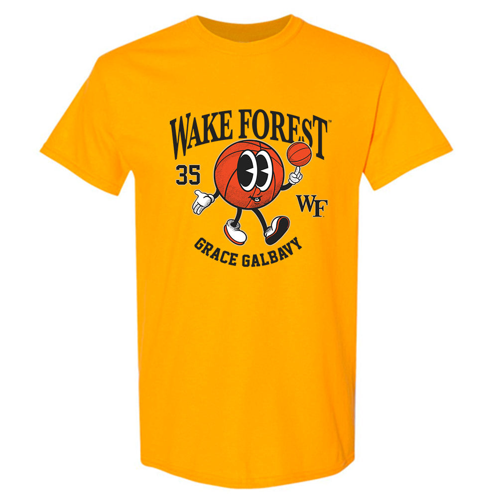 Wake Forest - NCAA Women's Basketball : Grace Galbavy - Fashion Shersey T-Shirt-0