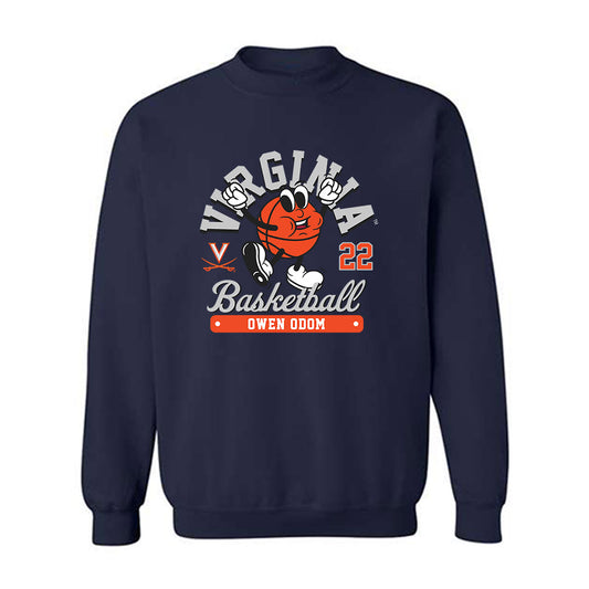 Virginia - NCAA Men's Basketball : Owen Odom - Fashion Shersey Crewneck Sweatshirt-0