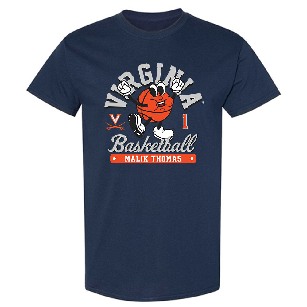 Virginia - NCAA Men's Basketball : Malik Thomas - Fashion Shersey T-Shirt-0