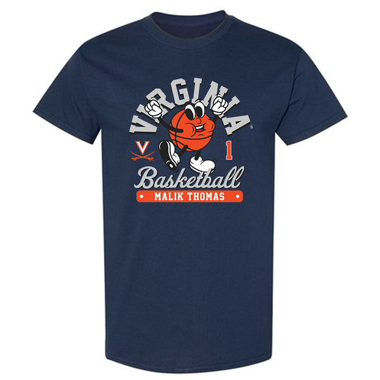 Virginia - NCAA Men's Basketball : Malik Thomas - Fashion Shersey T-Shirt-0
