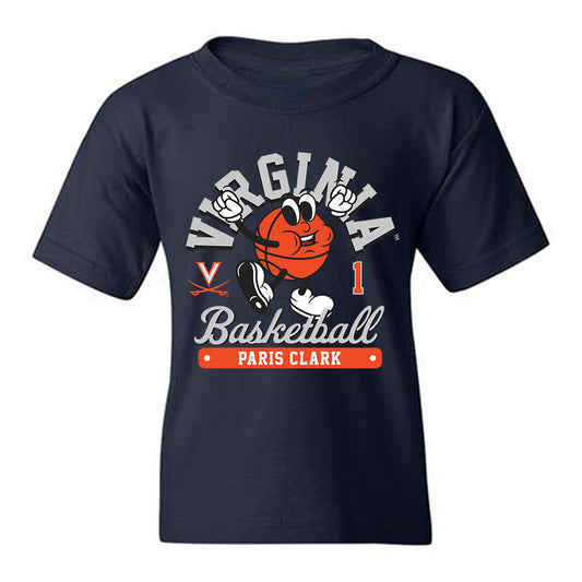 Virginia - NCAA Women's Basketball : Paris Clark - Fashion Shersey Youth T-Shirt-0