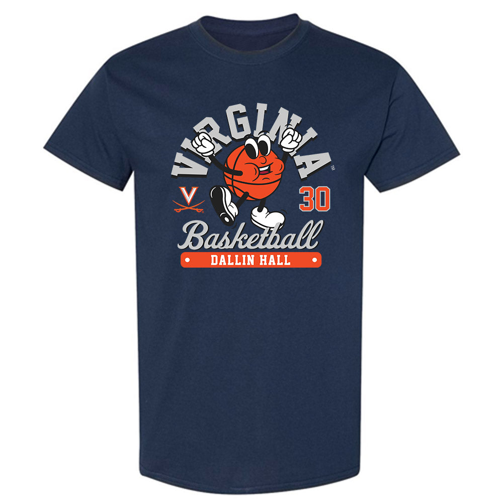 Virginia - NCAA Men's Basketball : Dallin Hall - Fashion Shersey T-Shirt-0