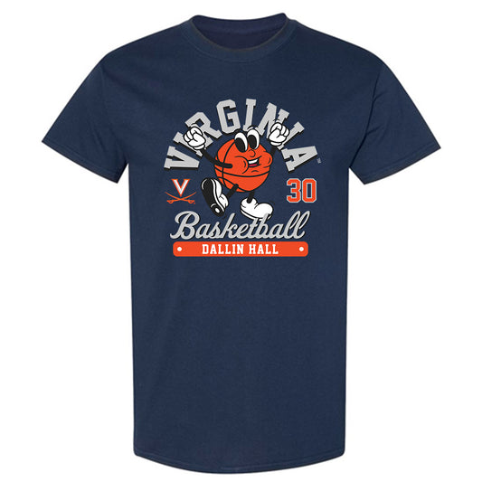 Virginia - NCAA Men's Basketball : Dallin Hall - Fashion Shersey T-Shirt-0