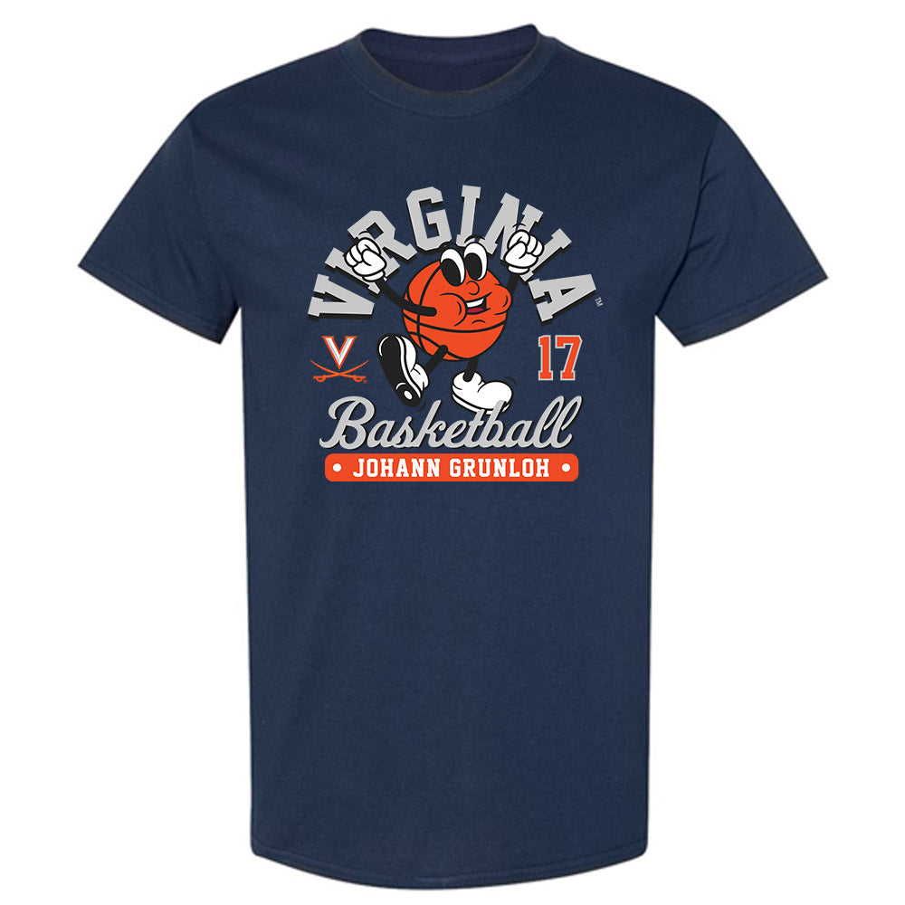 Virginia - NCAA Men's Basketball : Johann Grunloh - Fashion Shersey T-Shirt-0