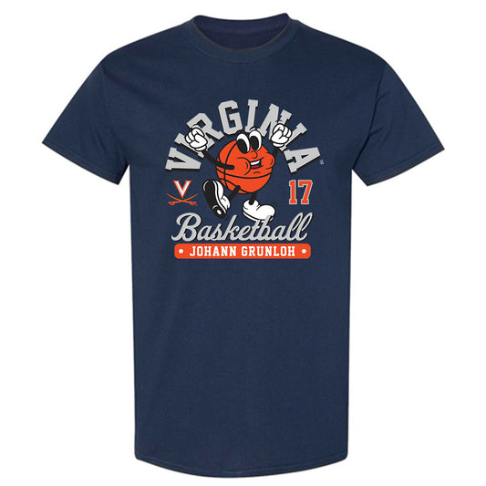 Virginia - NCAA Men's Basketball : Johann Grunloh - Fashion Shersey T-Shirt-0