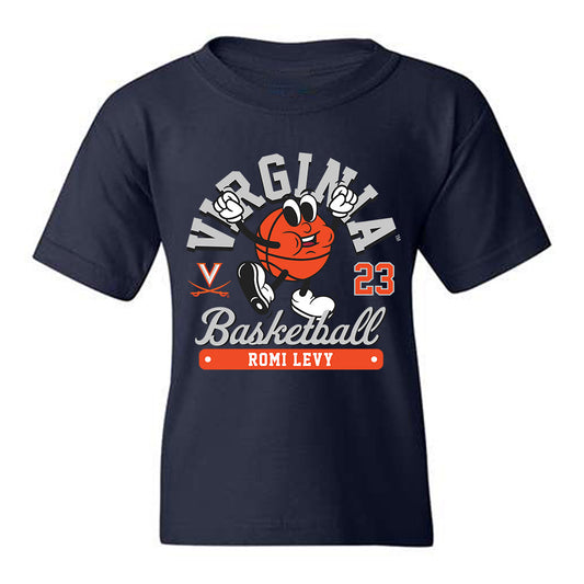 Virginia - NCAA Women's Basketball : Romi Levy - Fashion Shersey Youth T-Shirt-0