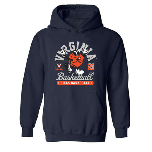 Virginia - NCAA Men's Basketball : Silas Barksdale - Fashion Shersey Hooded Sweatshirt-0