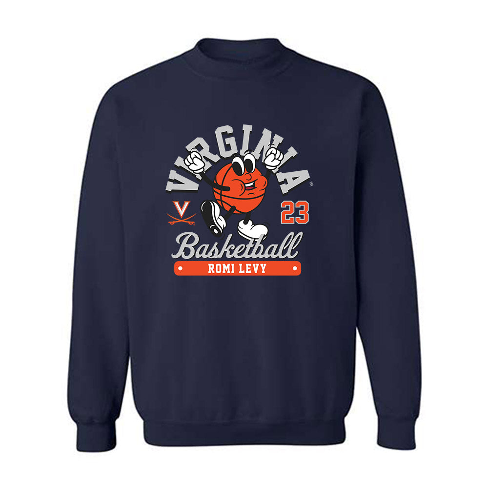 Virginia - NCAA Women's Basketball : Romi Levy - Fashion Shersey Crewneck Sweatshirt-0