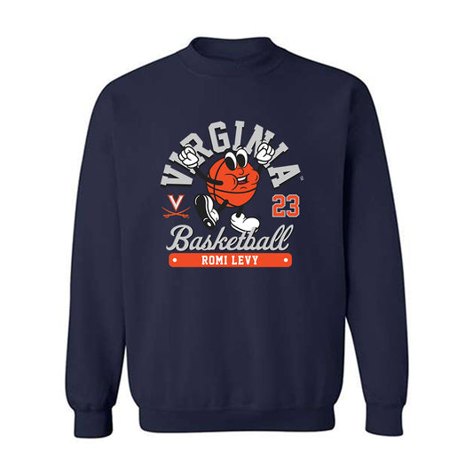 Virginia - NCAA Women's Basketball : Romi Levy - Fashion Shersey Crewneck Sweatshirt-0