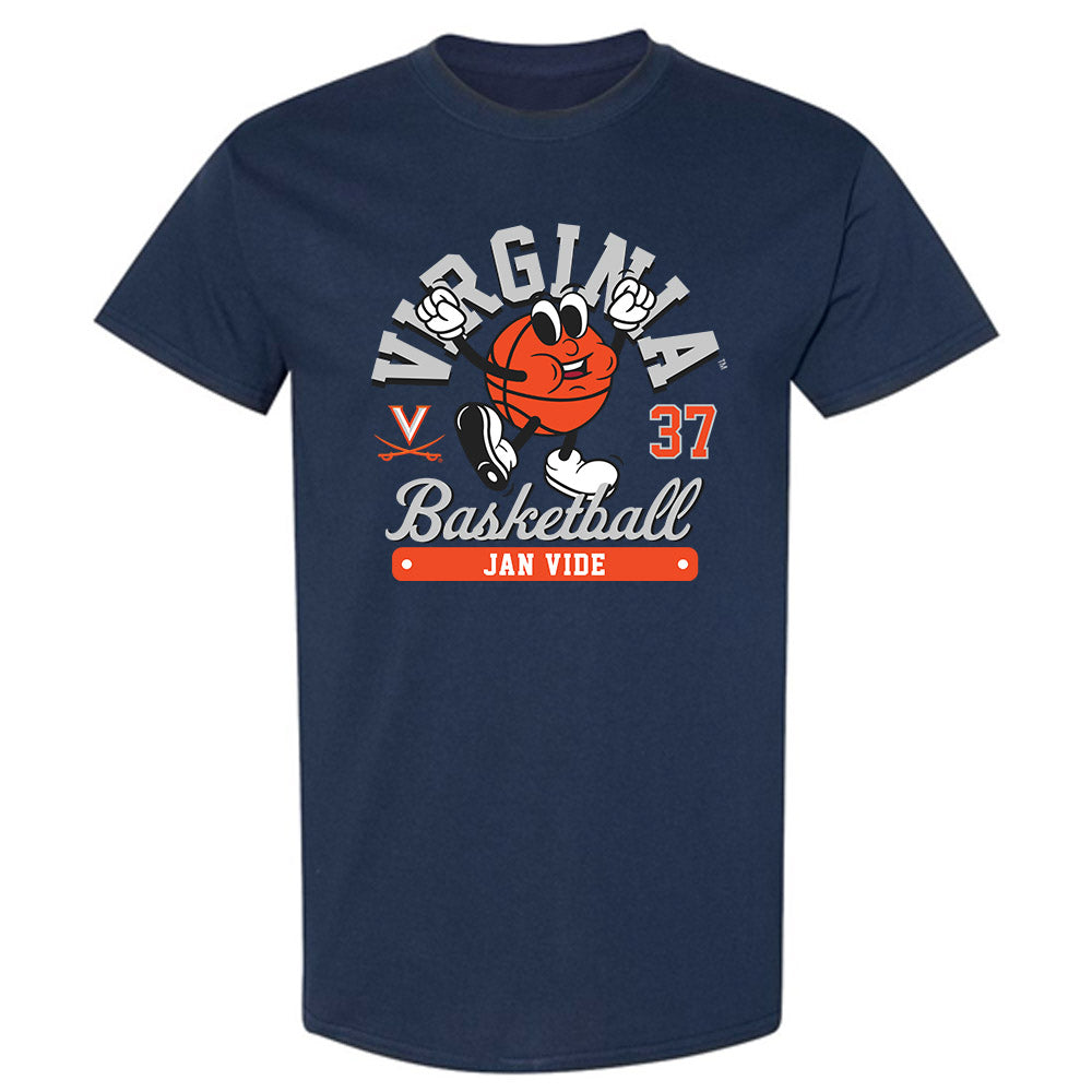 Virginia - NCAA Men's Basketball : Jan Vide - Fashion Shersey T-Shirt-0