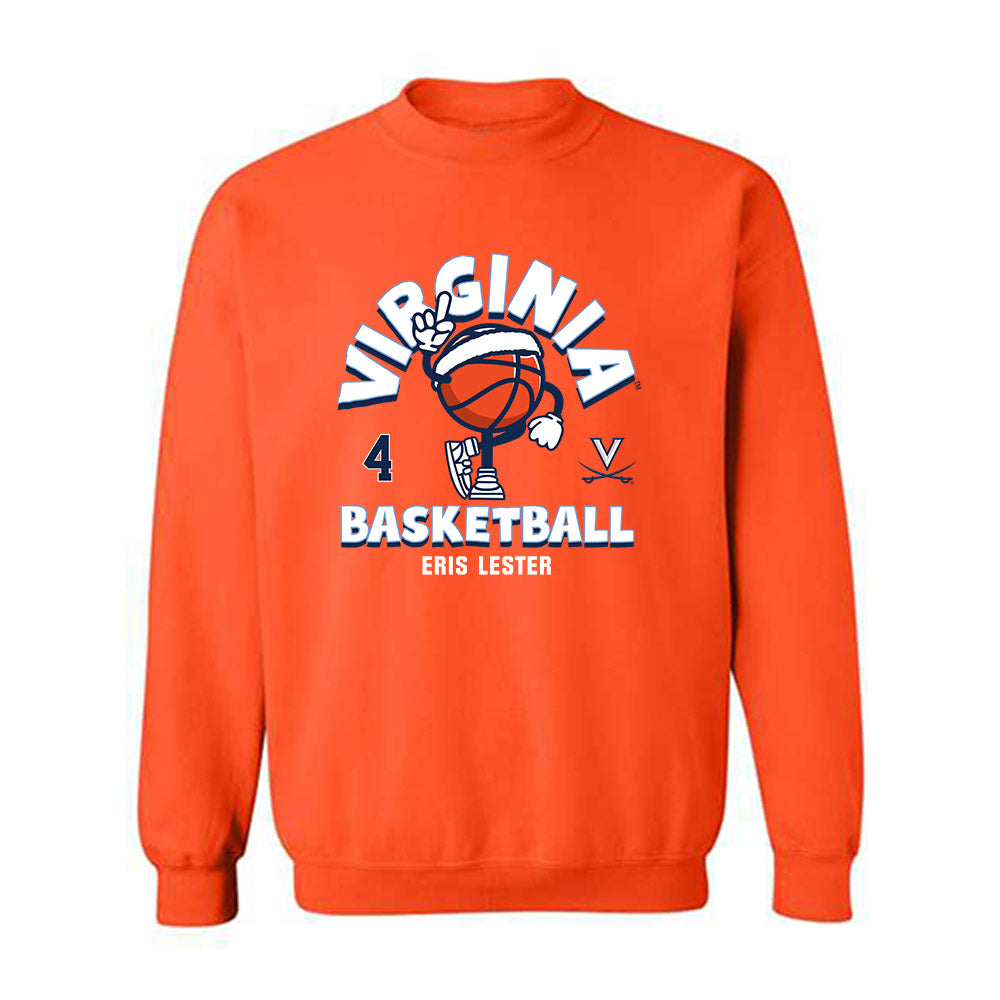 Virginia - NCAA Women's Basketball : Eris Lester - Fashion Shersey Crewneck Sweatshirt-0