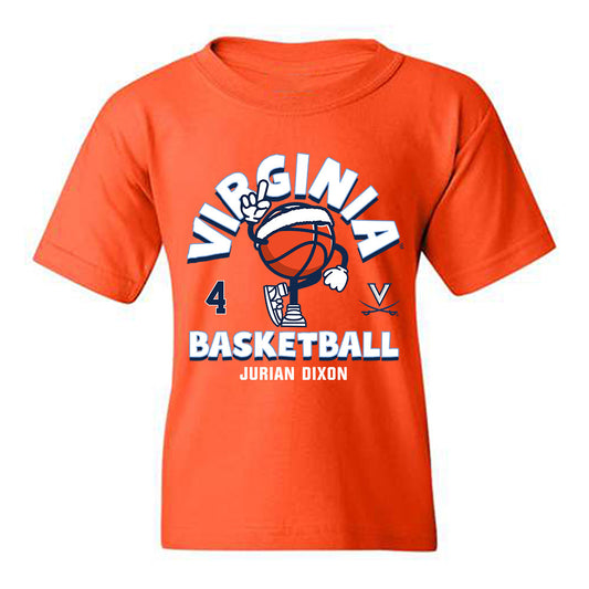 Virginia - NCAA Men's Basketball : Jurian Dixon - Fashion Shersey Youth T-Shirt-0