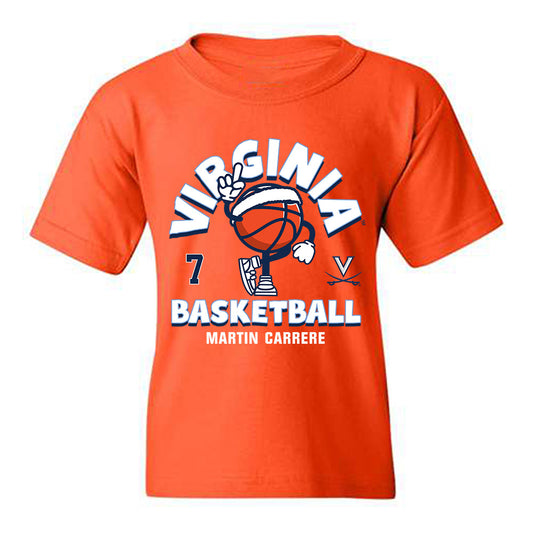 Virginia - NCAA Men's Basketball : Martin Carrere - Fashion Shersey Youth T-Shirt-0