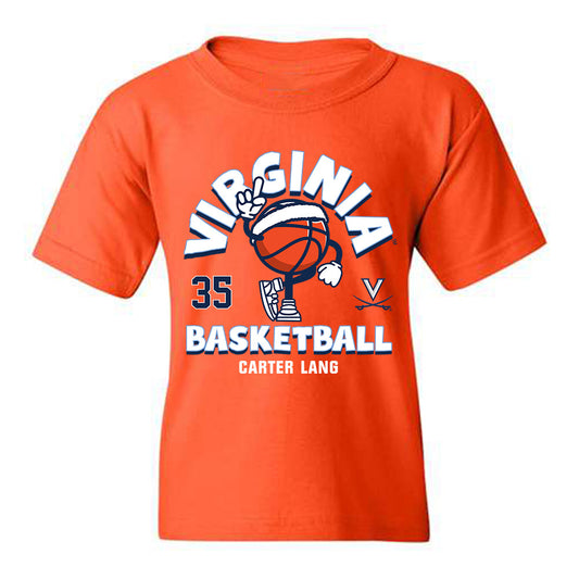 Virginia - NCAA Men's Basketball : Carter Lang - Fashion Shersey Youth T-Shirt