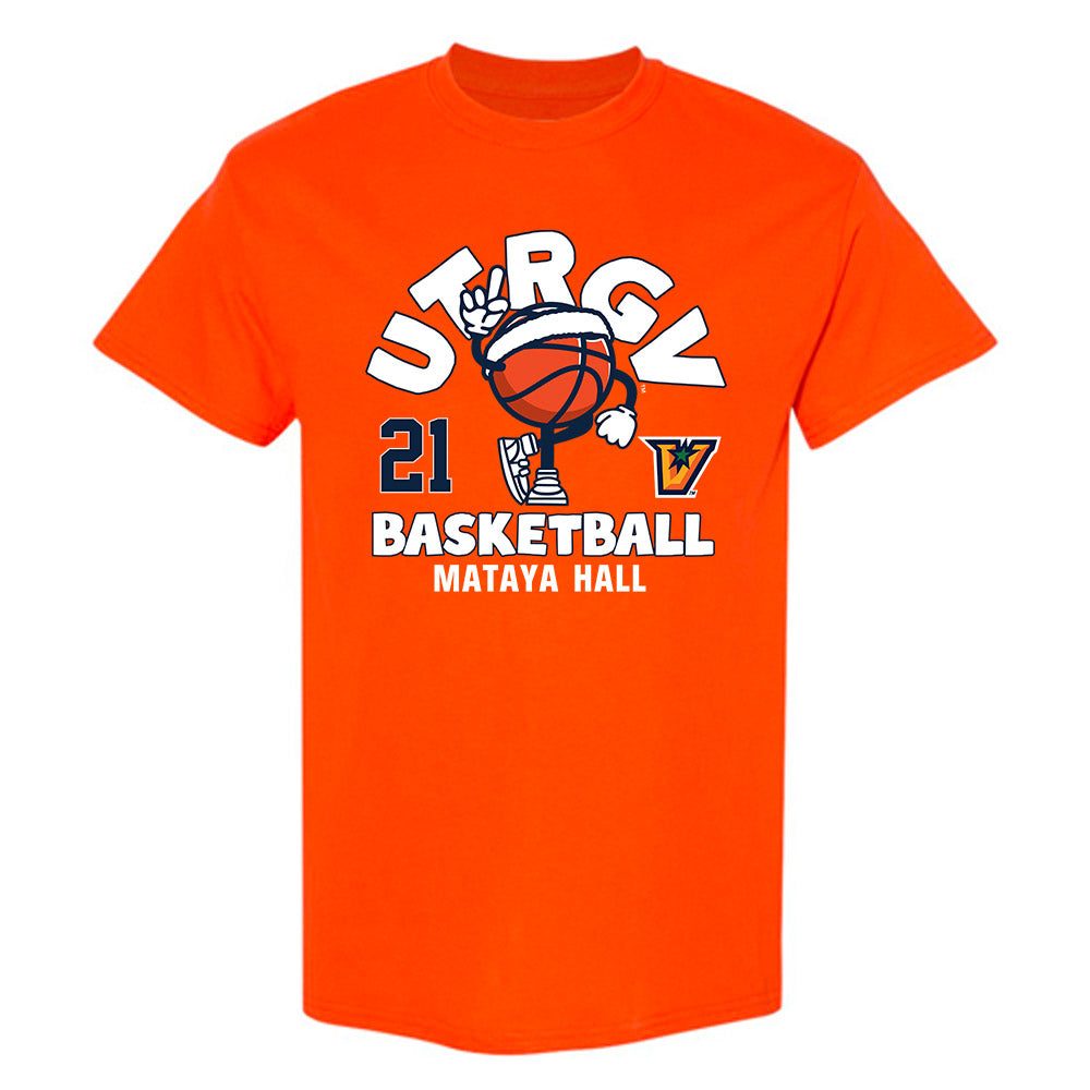 UTRGV - NCAA Women's Basketball : mataya hall - Fashion Shersey T-Shirt-0