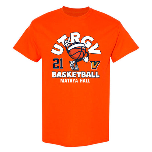 UTRGV - NCAA Women's Basketball : mataya hall - Fashion Shersey T-Shirt-0