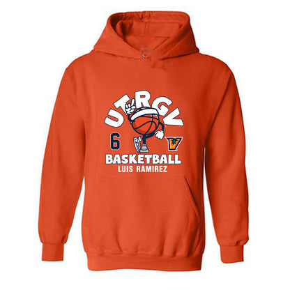 UTRGV - NCAA Men's Basketball : Luis Ramirez - Fashion Shersey Hooded Sweatshirt-0