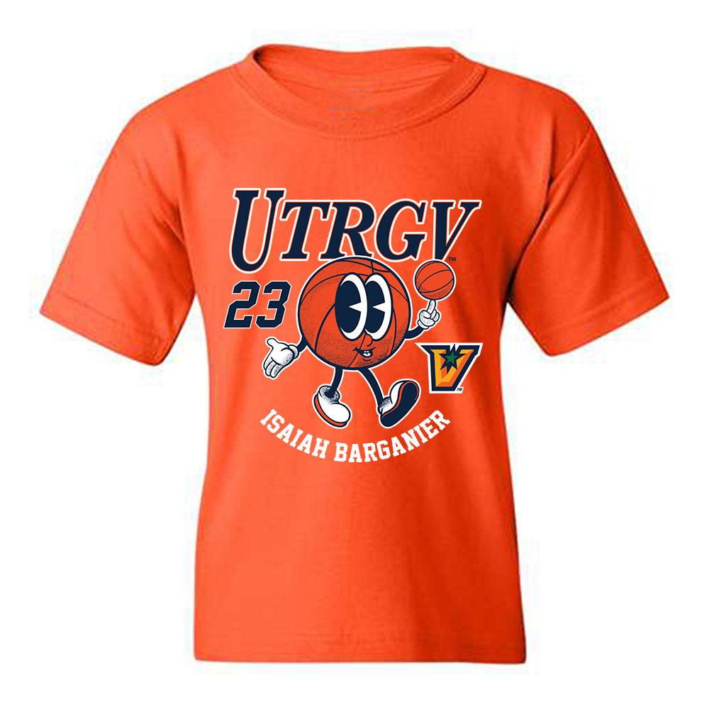 UTRGV - NCAA Men's Basketball : Isaiah Barganier - Fashion Shersey Youth T-Shirt-0