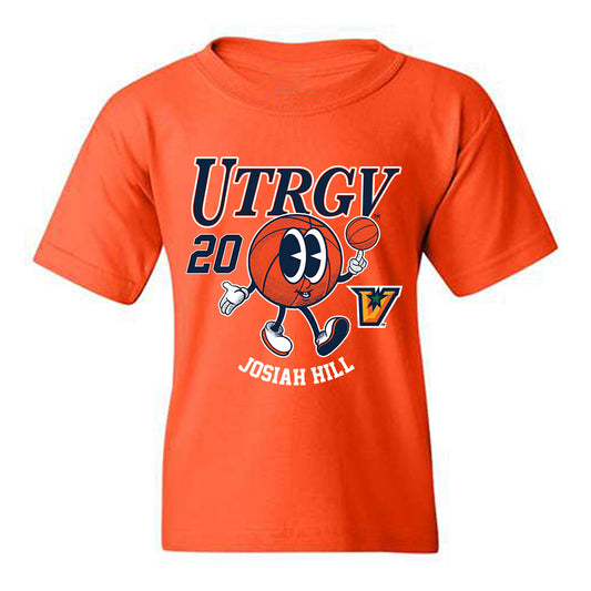 UTRGV - NCAA Men's Basketball : Josiah Hill - Fashion Shersey Youth T-Shirt-0