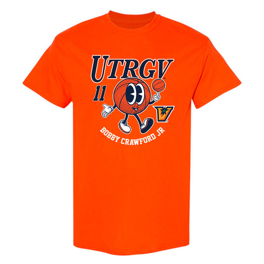 UTRGV - NCAA Men's Basketball : Bobby Crawford Jr - Fashion Shersey T-Shirt-0