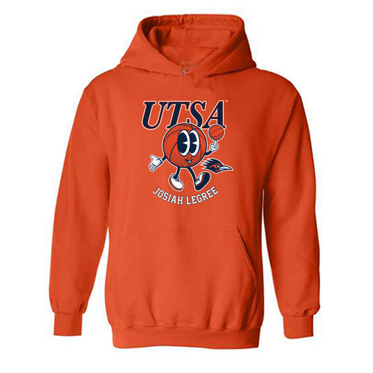 UTSA - NCAA Men's Basketball : Josiah LeGree - Fashion Shersey Hooded Sweatshirt-0