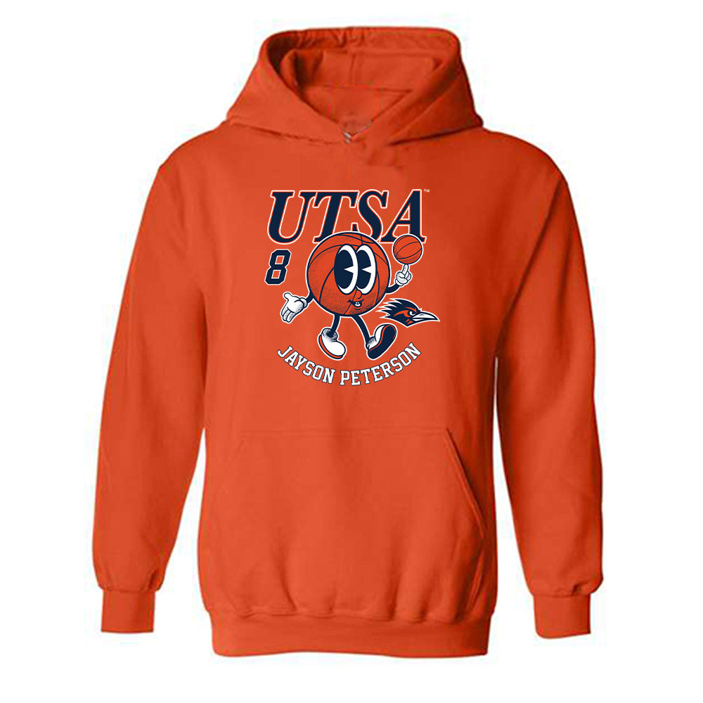 UTSA - NCAA Men's Basketball : Jayson Peterson - Fashion Shersey Hooded Sweatshirt-0