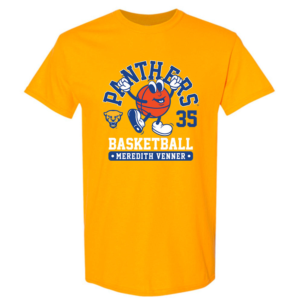 Pittsburgh - NCAA Women's Basketball : Meredith Venner - Fashion Shersey T-Shirt-0