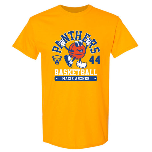 Pittsburgh - NCAA Women's Basketball : Macie Arzner - Fashion Shersey T-Shirt-0