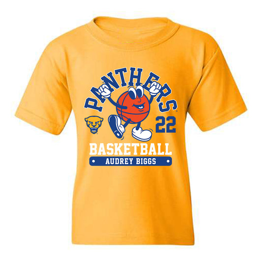 Pittsburgh - NCAA Women's Basketball : Audrey Biggs - Youth T-Shirt