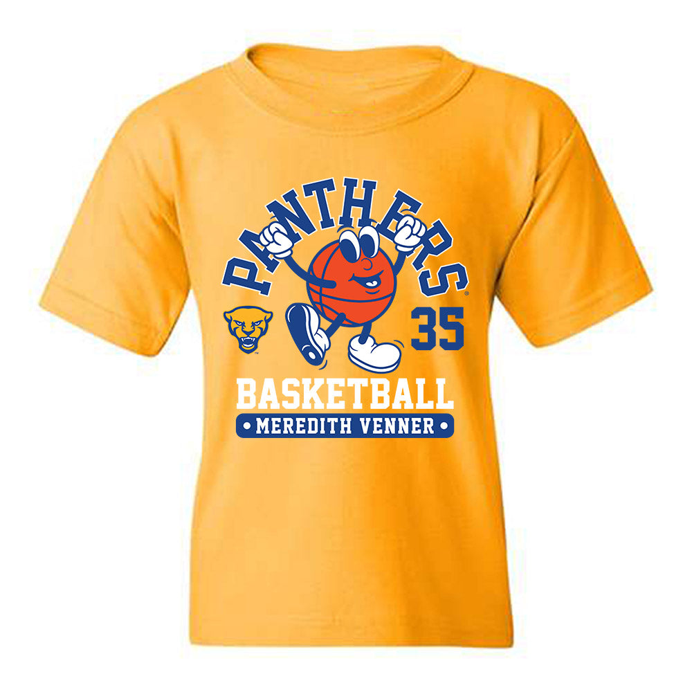 Pittsburgh - NCAA Women's Basketball : Meredith Venner - Fashion Shersey Youth T-Shirt-0