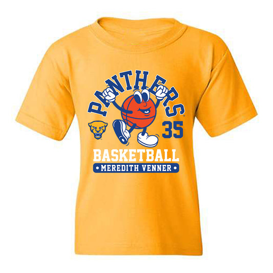 Pittsburgh - NCAA Women's Basketball : Meredith Venner - Fashion Shersey Youth T-Shirt-0