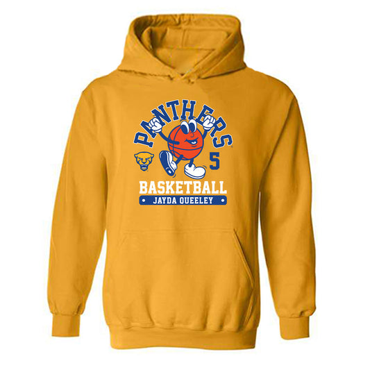 Pittsburgh - NCAA Women's Basketball : Jayda Queeley - Fashion Shersey Hooded Sweatshirt-0