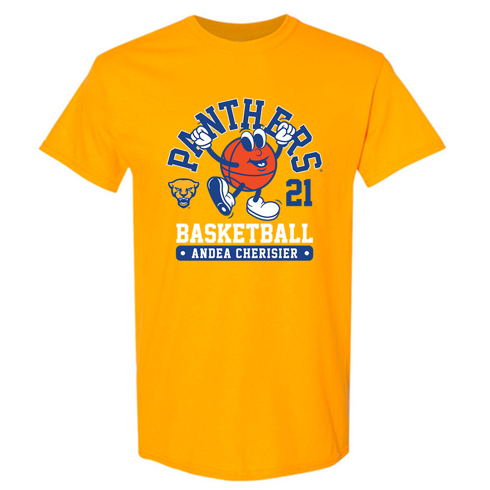 Pittsburgh - NCAA Women's Basketball : Andea Cherisier - Fashion Shersey T-Shirt-0