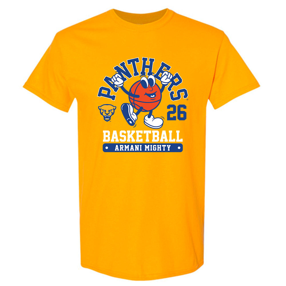 Pittsburgh - NCAA Men's Basketball : Armani Mighty - Fashion Shersey T-Shirt-0
