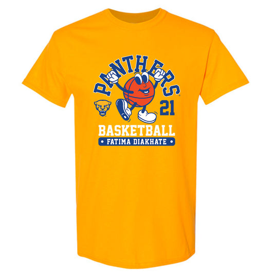 Pittsburgh - NCAA Women's Basketball : Fatima Diakhate - Fashion Shersey T-Shirt-0