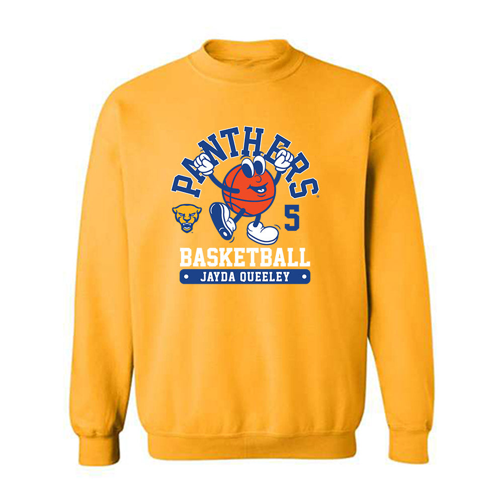 Pittsburgh - NCAA Women's Basketball : Jayda Queeley - Fashion Shersey Crewneck Sweatshirt-0