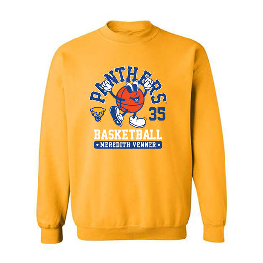 Pittsburgh - NCAA Women's Basketball : Meredith Venner - Fashion Shersey Crewneck Sweatshirt-0