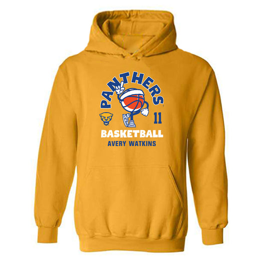 Pittsburgh - NCAA Women's Basketball : Avery Watkins - Fashion Shersey Hooded Sweatshirt-0