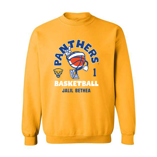 Pittsburgh - NCAA Men's Basketball : Jalil Bethea - Fashion Shersey Crewneck Sweatshirt-0