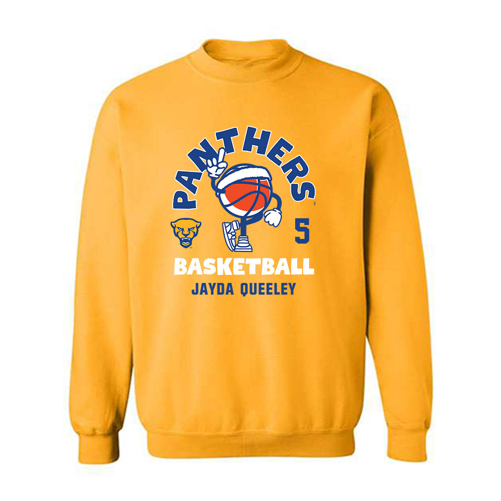 Pittsburgh - NCAA Women's Basketball : Jayda Queeley - Fashion Shersey Crewneck Sweatshirt-0