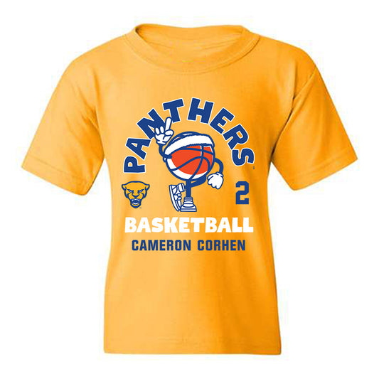 Pittsburgh - NCAA Men's Basketball : Cameron Corhen - Fashion Shersey Youth T-Shirt-0
