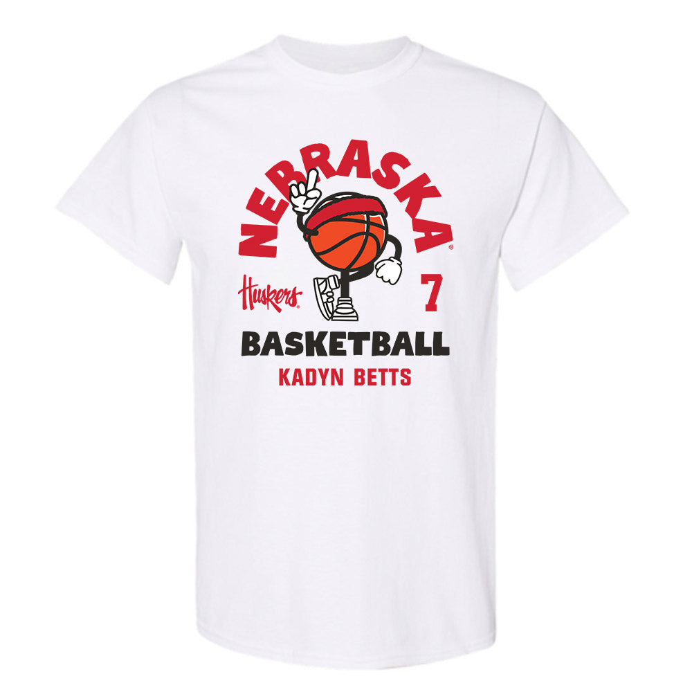 Nebraska - NCAA Men's Basketball : Kadyn Betts - Fashion Shersey T-Shirt-0