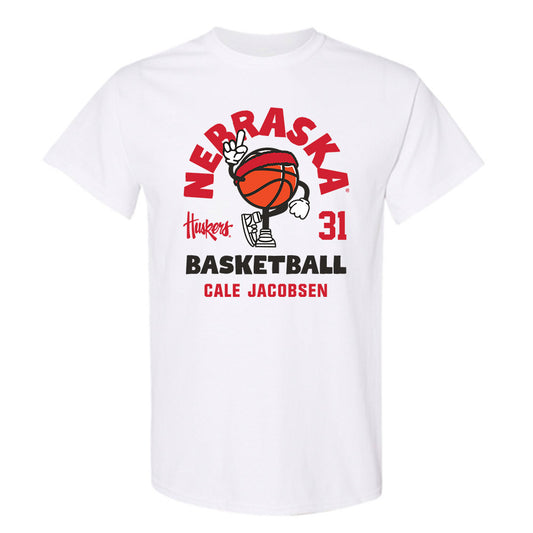 Nebraska - NCAA Men's Basketball : Cale Jacobsen - Fashion Shersey T-Shirt-0