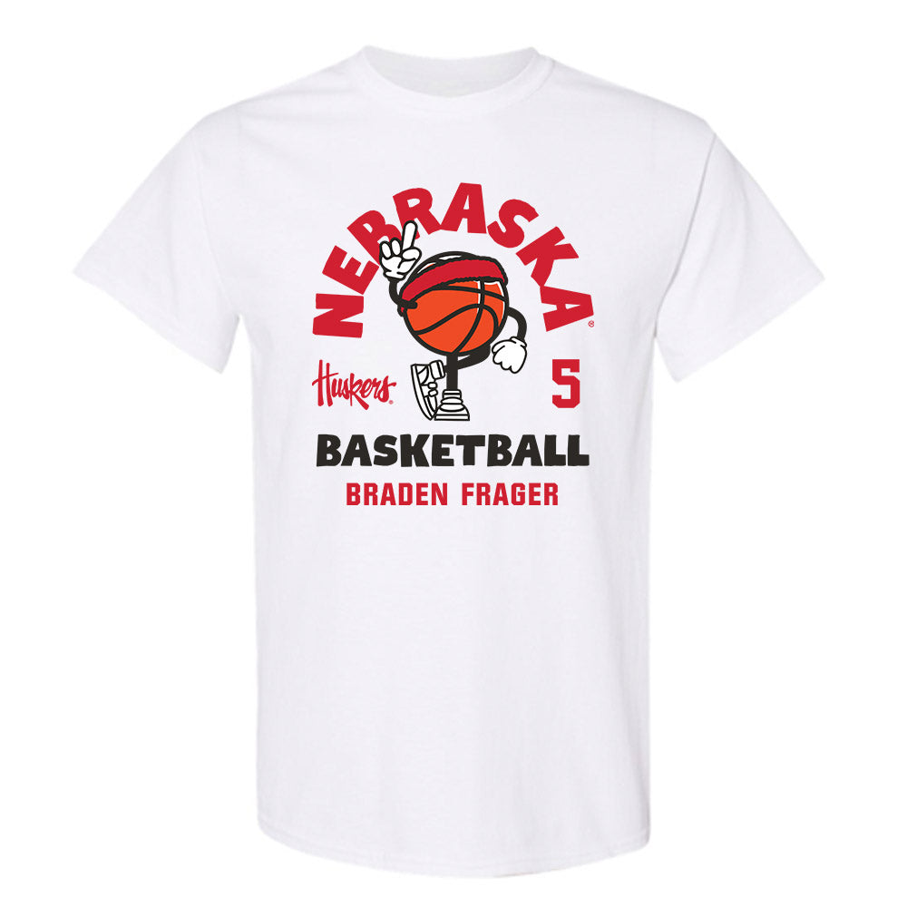 Nebraska - NCAA Men's Basketball : Braden Frager - Fashion Shersey T-Shirt-0