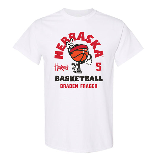 Nebraska - NCAA Men's Basketball : Braden Frager - Fashion Shersey T-Shirt-0