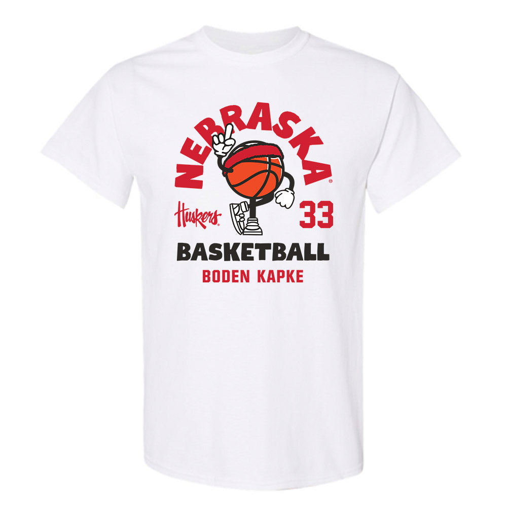 Nebraska - NCAA Men's Basketball : Boden Kapke - Fashion Shersey T-Shirt-0