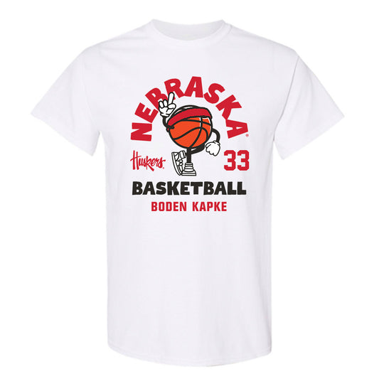 Nebraska - NCAA Men's Basketball : Boden Kapke - Fashion Shersey T-Shirt-0
