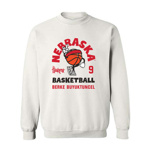 Nebraska - NCAA Men's Basketball : Berke Buyuktuncel - Fashion Shersey Crewneck Sweatshirt-0