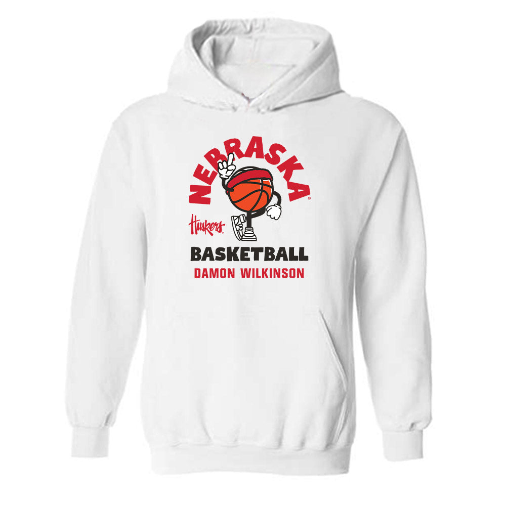 Nebraska - NCAA Men's Basketball : Damon Wilkinson - Fashion Shersey Hooded Sweatshirt-0