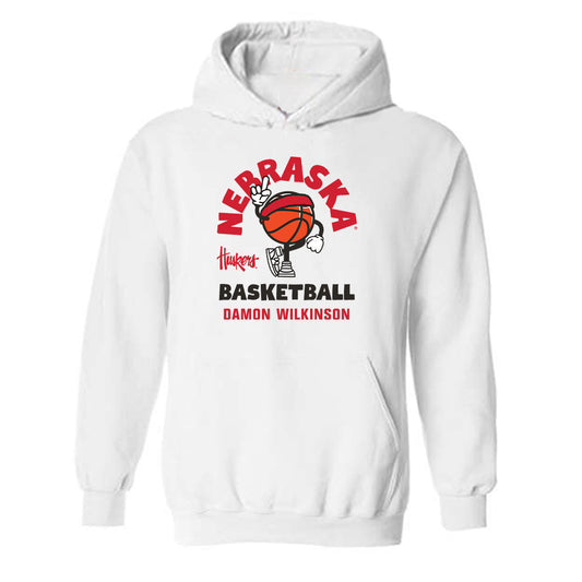 Nebraska - NCAA Men's Basketball : Damon Wilkinson - Fashion Shersey Hooded Sweatshirt-0